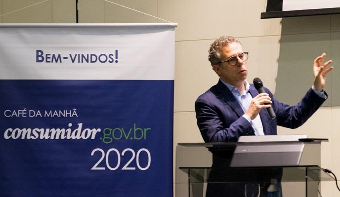 Luciano Timm, secretário da Senacon, apresentou os números do Consumidor.gov.br | Foto: Garrido